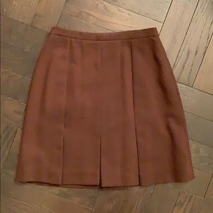 Philippe Adec Paris wool skirt with pleats